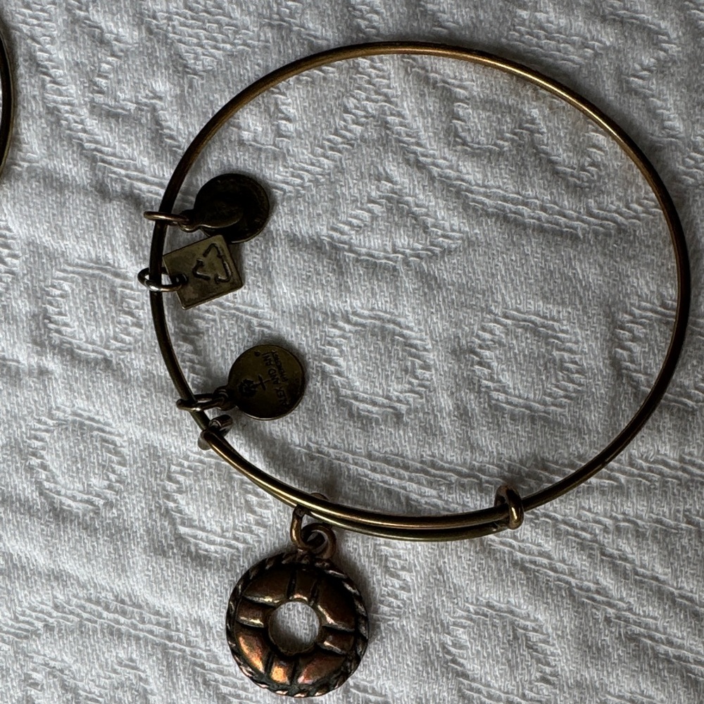 Gold Charm Bangle Set - Picture 5 of 6